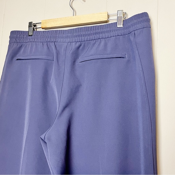 Athleta Stride Pants XL purple pull-on drawstring athleisure casual wide leg - Picture 6 of 13